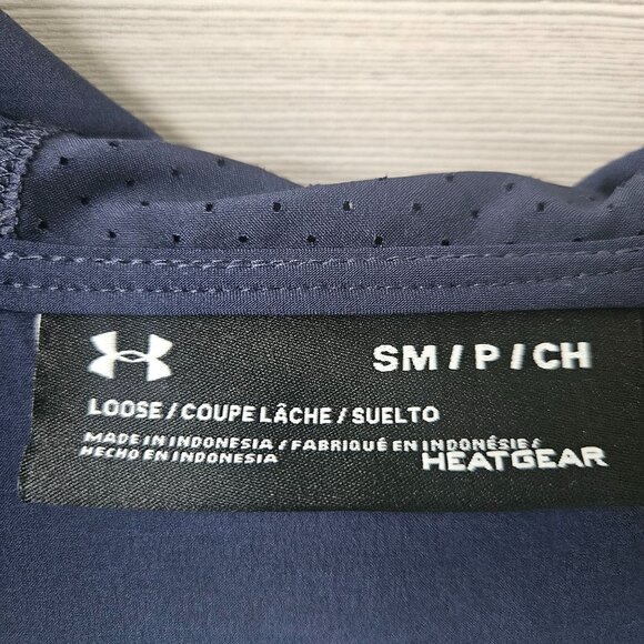 California Golden Bears Under Armour Cal Navy Squad Woven 1/2 Zip HeatGear Sz S - Picture 4 of 16